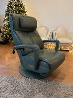 Relaxfauteuil , leren design relax fauteuil stoel prominent, 75 tot 100 cm, Leer, Ophalen of Verzenden, Moderne