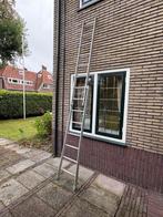 Ladder (uitschuifbaar) 16 tree, Ophalen of Verzenden, Gebruikt, Ladder, 2 tot 4 meter