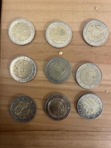 2 euro munten verzameling  beschikbaar voor biedingen