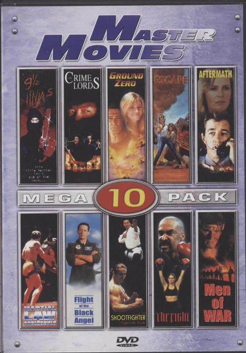 73) Master Movie 4: 10 films/5 disc: titels in bescrijving, Cd's en Dvd's, Dvd's | Actie, Gebruikt, Actie, Vanaf 12 jaar, Ophalen of Verzenden
