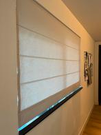 Lichtgrijze vouwgordijnen, Huis en Inrichting, Stoffering | Gordijnen en Lamellen, Ophalen, Zo goed als nieuw, 200 cm of meer