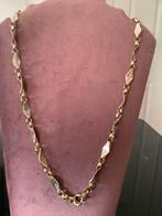 Geweldige vintage gouden ketting Versace collier 14 k 585, Verzenden, Zo goed als nieuw, Goud, Goud