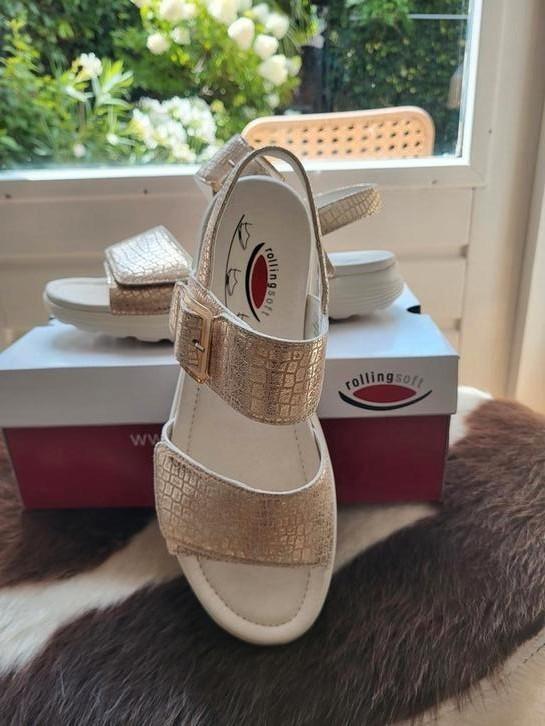 Gabor rollingsoft sandalen,  leer mt 41, nieuw!️, Kleding | Dames, Schoenen, Nieuw, Sandalen of Muiltjes, Overige kleuren, Ophalen of Verzenden