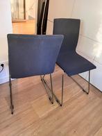 Volfgang stoelen 2x donkerblauw, Huis en Inrichting, Ophalen, Zo goed als nieuw, Blauw, Twee