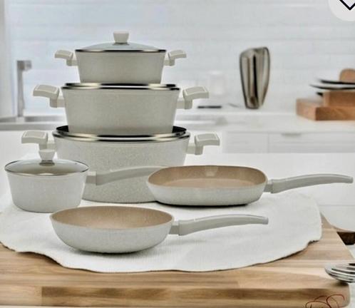 Pannenset 10 delig NIEUW IN DOOS, Huis en Inrichting, Keuken | Servies, Nieuw, Bord(en), Overige stijlen, Overige materialen, Ophalen of Verzenden