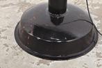 Vintage emaille hanglamp grote lamp fabriekslamp XL, Ophalen of Verzenden, Gebruikt