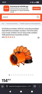 Bouwventilator - Kort Gebruikt, Doe-het-zelf en Verbouw, Ventilatie en Afzuiging, Ophalen, Zo goed als nieuw, Afzuiger