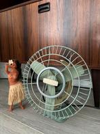 Erres groene ventilator vintage/retro uit de sixties, Ophalen of Verzenden