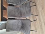 6 eetkamerstoelen, Huis en Inrichting, Stoelen, Ophalen of Verzenden, Zo goed als nieuw, Vier, Stof