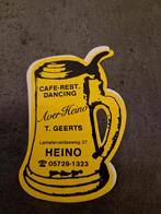 3063 Vintage Café Aver-Heino Sticker, Ophalen of Verzenden, Gebruikt