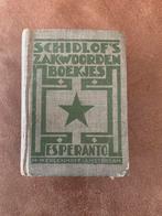 1ste druk. Schildlof's Zakwoordenboekje Esperanto - uit 1926, Ophalen, Gelezen, Veer, C.L. de
