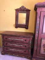 Complete Voglauer Anno 1800 slaapkamer oud roze, Ophalen, Gebruikt, Eenpersoons