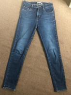 LEVI'S 721 blauwe jeans smalle pijp mt 25 high rise skinny, Blauw, W32 (confectie 46) of kleiner, Ophalen of Verzenden, Gedragen