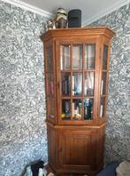 Vitrine hoekkast, Huis en Inrichting, Met deur(en), 200 cm of meer, 50 tot 100 cm, Zo goed als nieuw