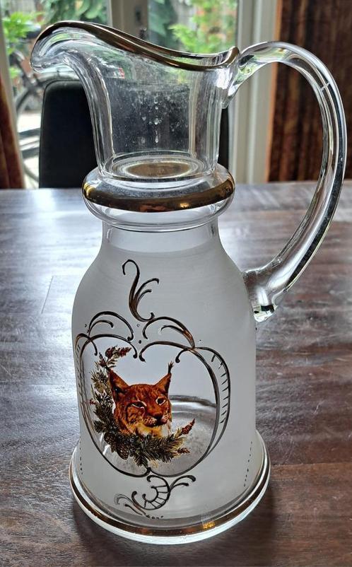 Decoratieve karaf en glazen, Antiek en Kunst, Antiek | Glas en Kristal, Ophalen of Verzenden