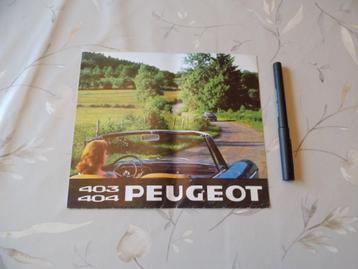 Peugeot 403  404 en D4B beschikbaar voor biedingen