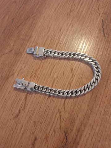Silk Zilveren Armband 925 - 18cm beschikbaar voor biedingen