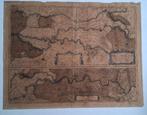 Henricus Hondius 1634 Kaart Land van Maas en Waal, Ophalen of Verzenden