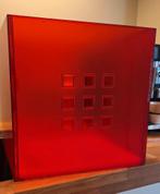 Rode ikea lekman opbergbak voor kallax kast, Ophalen, Zo goed als nieuw