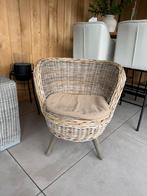 Tuinstoel Bucket rond, Ophalen, Rotan