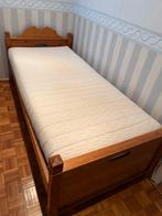 Grenen 1 persoonsbed, Huis en Inrichting, Ophalen, Gebruikt