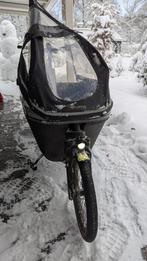 Lovens explorer 65 groen/bruin bakfiets, Fietsen en Brommers, Fietsen | Bakfietsen, Gebruikt, 2 kinderen, Elektrisch, Ophalen