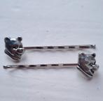 2 winnie the pooh haar-schuivers / haarspeldjes, Ophalen of Verzenden, Winnie de Poeh of vrienden, Zo goed als nieuw, Beeldje of Figuurtje