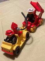 Duplo LEGO Brandweerauto  met Bluswagen en Ladder, Ophalen of Verzenden, Gebruikt