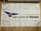 PVV vlag, Ophalen of Verzenden, Nieuw, Nederland