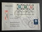 Envelop naar Duitsland met Amphilex zegels 1967 gestempeld, Envelop, Verzenden
