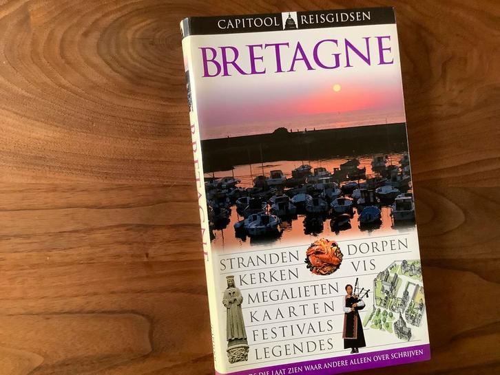 Bretagne Frankrijk Capitool reisgids 290pg info tips kaarten, Boeken, Reisgidsen, Nieuw, Reisgids of -boek, Europa, Capitool, Ophalen of Verzenden