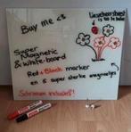 Magnetisch whiteboard met magneten en stiften., Ophalen, Zo goed als nieuw, Magneetbord