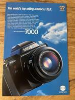 Minolta 7000 originele advertenties diverse camera’s, Ophalen of Verzenden, Gebruikt, Overige typen