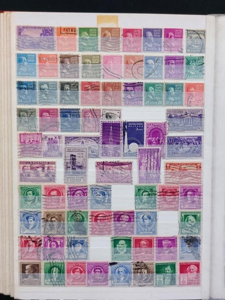 USA - United Nations, vintage collectie in Leuchturm album, Postzegels en Munten, Postzegels | Amerika, Gestempeld, Noord-Amerika