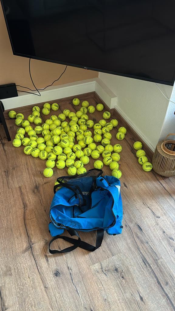 100 Tennisballen - Veel Speelplezier!, Dieren en Toebehoren, Honden-accessoires, Gebruikt, Ophalen