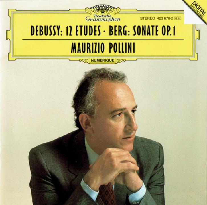 DEBUSSY 12 etudes CD POLLINI DG BERG Sonate op. 1, Cd's en Dvd's, Cd's | Klassiek, Gebruikt, Kamermuziek, Modernisme tot heden