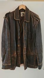 Vintage leren jas, Kleding | Heren, Bruin, Maat 56/58 (XL), Ophalen of Verzenden, Arma jeans