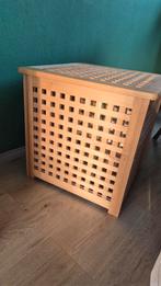 Tafeltje hol ikea acacia 50x50, Huis en Inrichting, Ophalen, Gebruikt, 50 tot 100 cm, 50 tot 75 cm