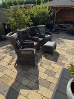 Falkenberg buiten stoelen, Tuin en Terras, Ophalen, 4 zitplaatsen, Rotan, Loungeset