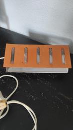 Vintage wandlamp bedlamp koraal, Ophalen of Verzenden, Gebruikt, Glas