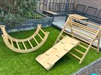 Klimrek en glijbaan, Kinderen en Baby's, Speelgoed | Houten speelgoed, Ophalen, Zo goed als nieuw, Overige typen