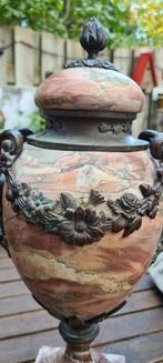 Marmeren Cassolette met bronzen beslag 1870/1880 (Reukvat), Antiek en Kunst, Antiek | Vazen, Ophalen of Verzenden