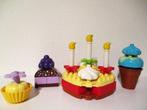 duplo verjaardags taart met taartjes 10862, Ophalen of Verzenden, Zo goed als nieuw, Complete set, Duplo