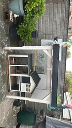 Konijnenhok met ren en overkapping, Ophalen, Hamster, 90 cm of meer, Hok