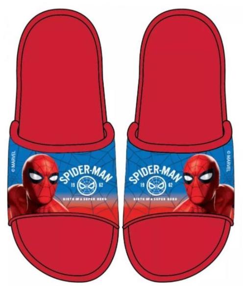 Spiderman Badslippers Rood - Maat 31/32 - 33/34, Kinderen en Baby's, Kinderkleding | Schoenen en Sokken, Overige typen, Jongen