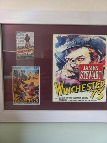 Reclame van film Winchester '73 James Steward!!! beschikbaar voor biedingen