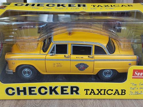Checker Taxicab New York (1981) | Geel | 1:18 | Sun Star, Hobby en Vrije tijd, Modelauto's | 1:18, Zo goed als nieuw, Auto, Sun Star