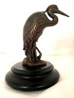 antiek beeldje van een reiger, Ophalen of Verzenden