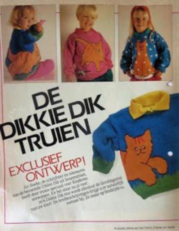 Dikkie dik breipatronen voor 3 truien beschikbaar voor biedingen