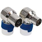 coax stekker voor coaxkabel hirschmann NIEUW per st. antene, Ophalen of Verzenden, Nieuw, Minder dan 2 meter, Coaxiale kabel